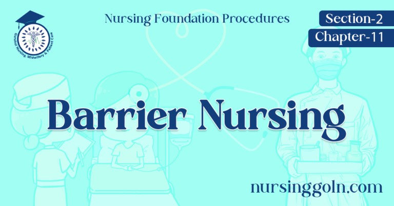 Barrier Nursing