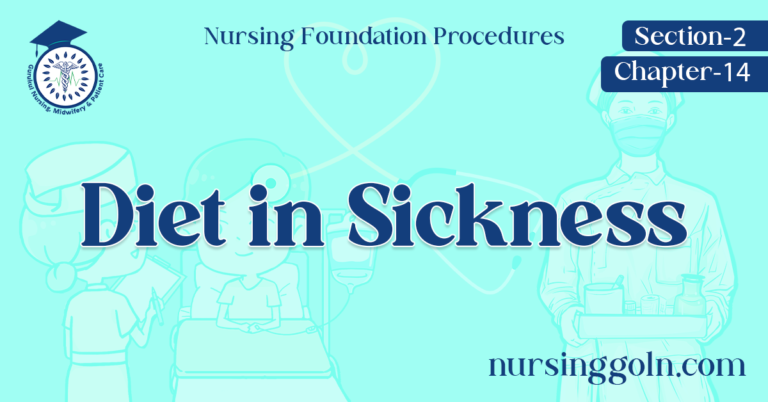 Diet in Sickness
