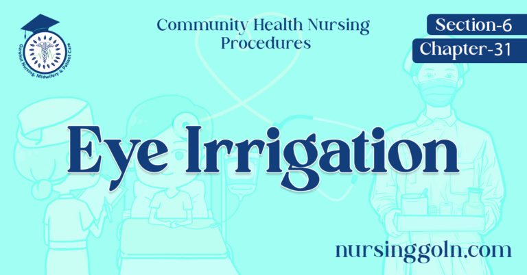 Eye Irrigation