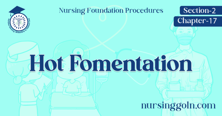 Hot Fomentation