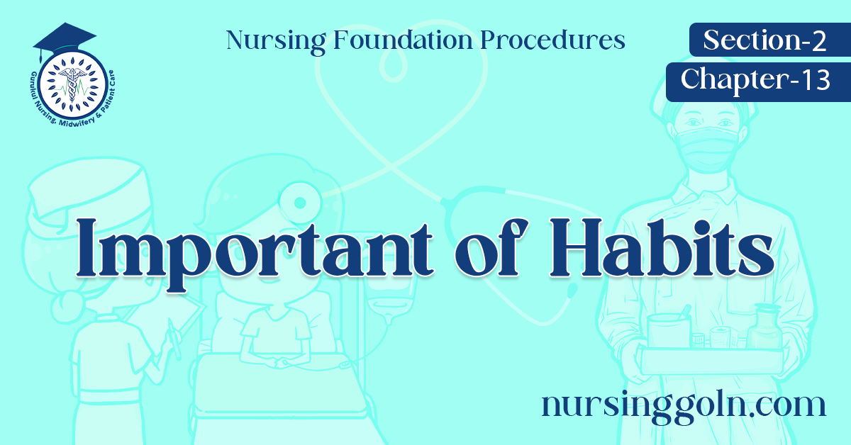 Important of Habits