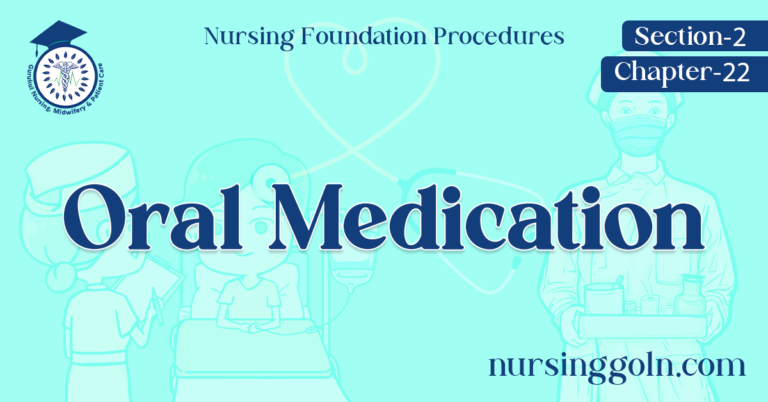 Oral Medication
