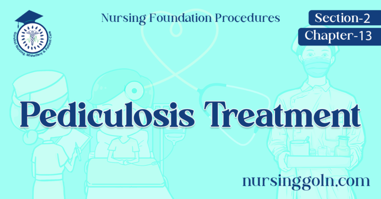 Pediculosis Treatment