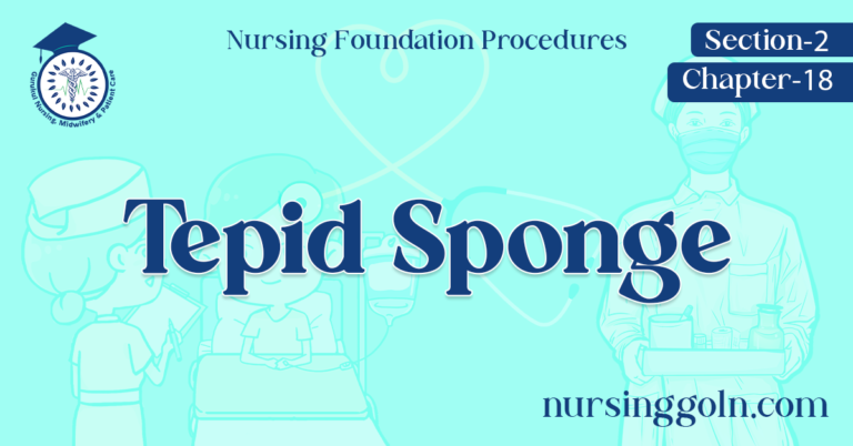 Tepid Sponge