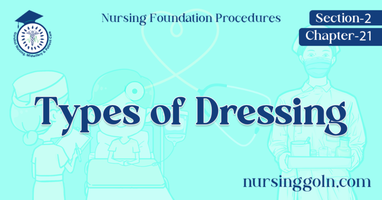 Types of Dressing