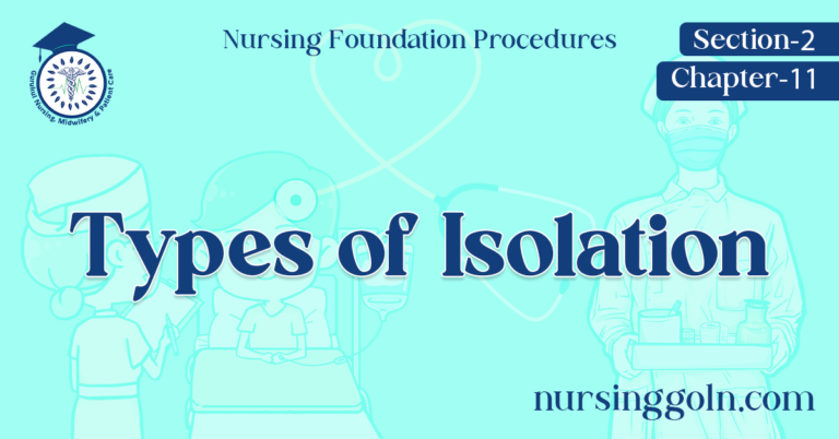 Types of Isolation