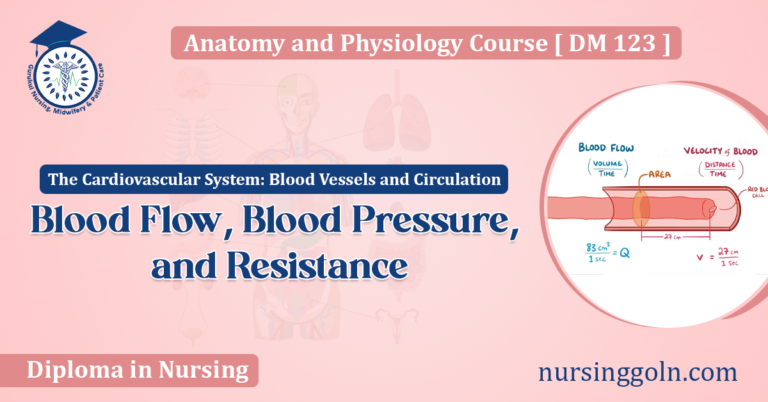 Blood Flow, Blood Pressure, and Resistance