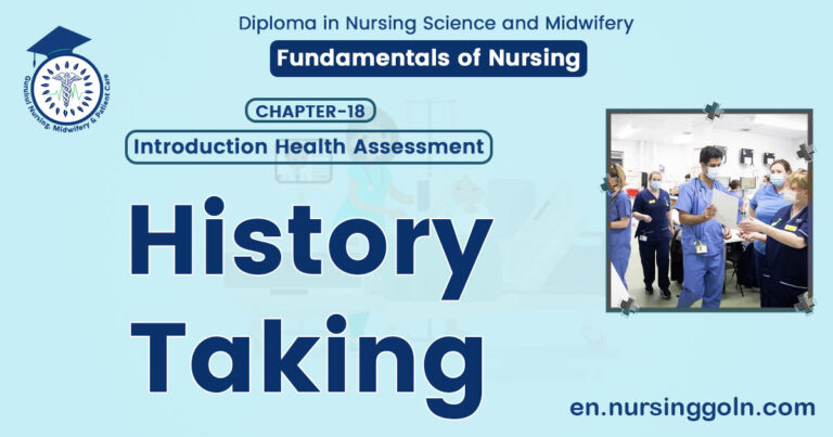 History Taking | CHAPTER 18 | Fundamentals of Nursing