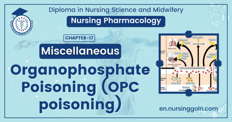 Organophosphate Poisoning (OPC poisoning) | CHAPTER-17 | Pharmacology