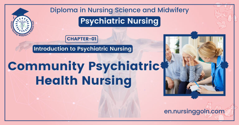 Community psychiatric health nursing