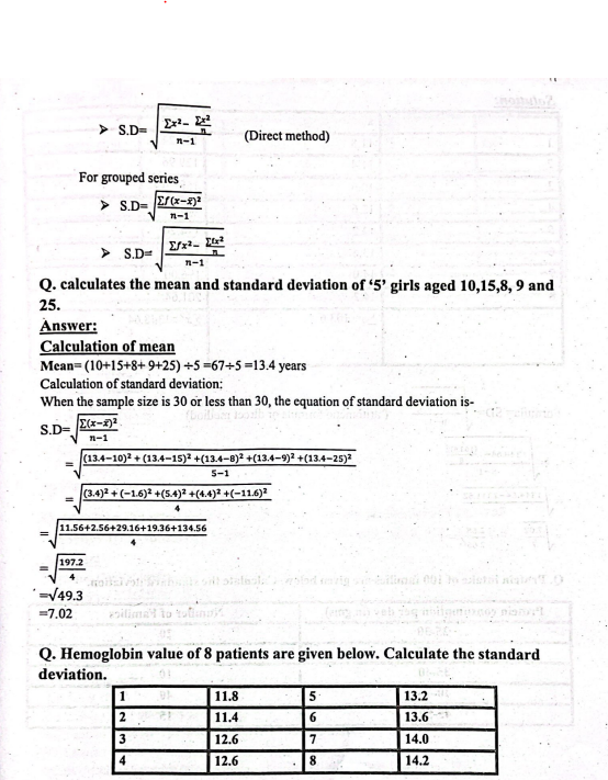 Mean and Median | CHAPTER-7 | Research Methodology
