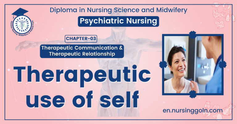 Therapeutic use of self