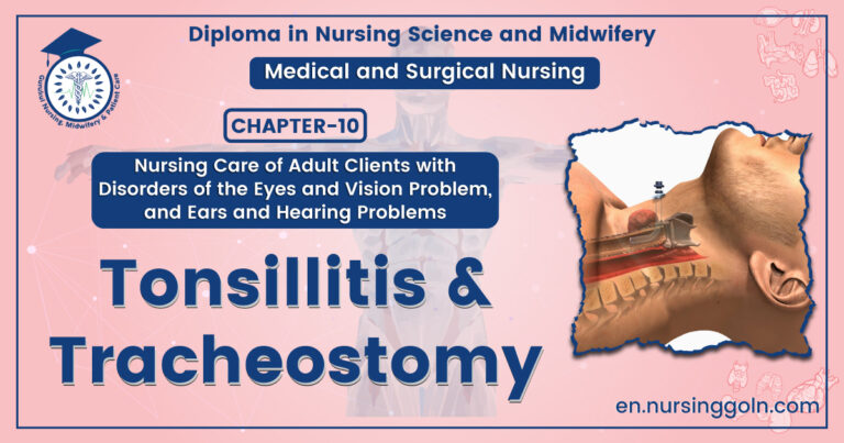 Tonsillitis and Tracheostomy | CHAPTER-10 | Medical and Surgical Nursing